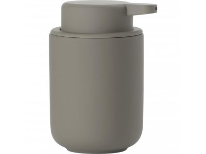 Soap dispenser UME 250 ml, taupe, ceramic, Zone Denmark