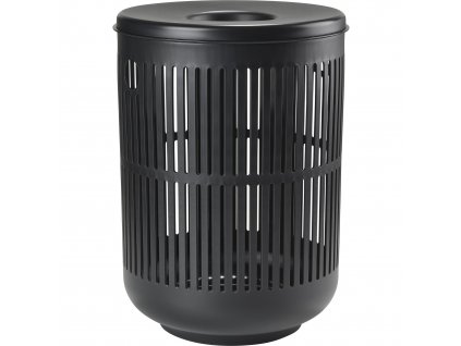 Laundry bin UME 60 l, black, plastic, Zone Denmark