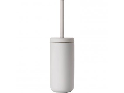 Toilet brush holder UME 39 cm, light grey, ceramic, Zone Denmark