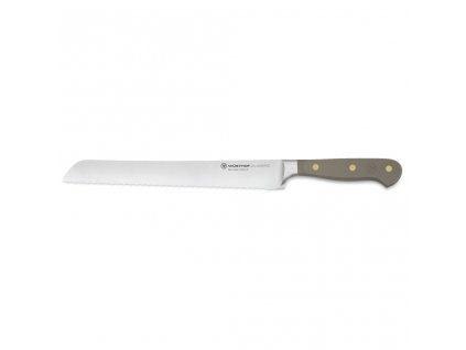 Bread knife CLASSIC COLOUR 23 cm, velvet oyster, Wüsthof