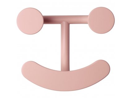 Coat hook HAPPY 15 cm, pink, steel, Fritz Hansen