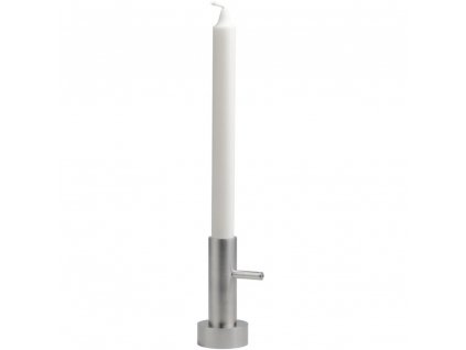 Dinner candle holder #1 10.5 cm, silver, stainless steel, Fritz Hansen