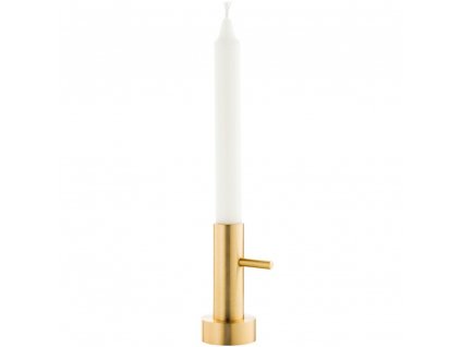 Dinner candle holder #1 10.5 cm, gold, brass, Fritz Hansen