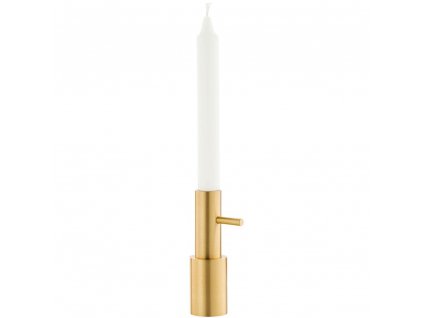 Dinner candle holder #2 13 cm, gold, brass, Fritz Hansen