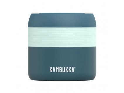 Thermos container BORA 400 ml, deep teal, stainless steel, Kambukka