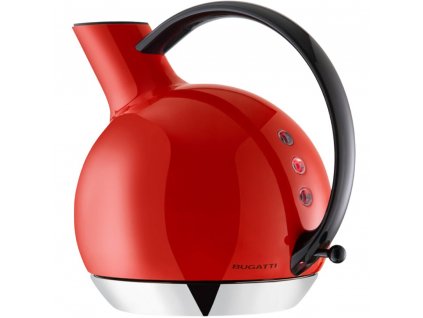 Electric kettle GIULIETTA 1,2 l, red, stainless steel, Bugatti