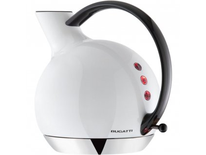Electric kettle GIULIETTA 1,2 l, white, stainless steel, Bugatti