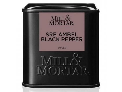 Sre Ambel black pepper 50 g, whole, Mill & Mortar