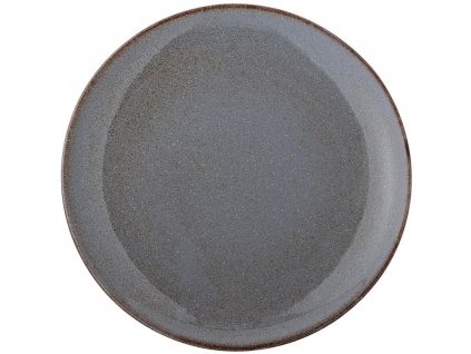 Cake plate SANDRINE 22 cm, grey, stoneware, Bloomingville