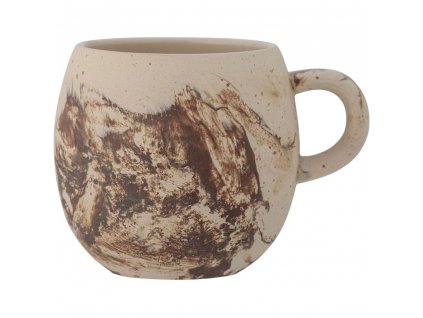 Mug STACY 250 ml, brown, stoneware, Bloomingville