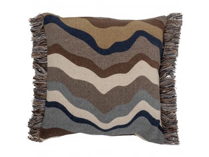 Cushion FATEMA 50 x 50 cm, brown, cotton, Bloomingville