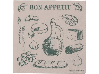 Napkins CUISINE 33 x 33 cm, set of 20, paper, Bloomingville