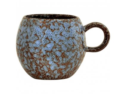 Mug PAULA 280 ml, brown/blue, stoneware, Bloomingville