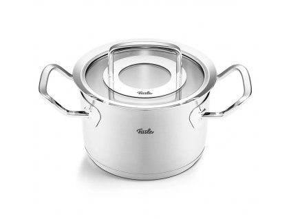 Cooking pot ORIGINAL PROFI 16 cm, silver, stainless steel, Fissler