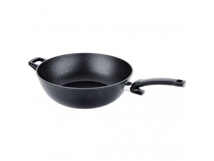 Wok ADAMANT 32 cm, black, aluminium, Fissler