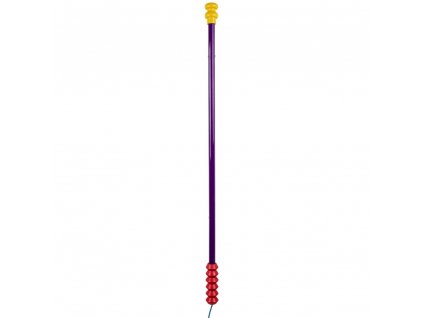 Wall decor light SUPERLINEA 141,5 cm, purple, wood/plastic, Seletti