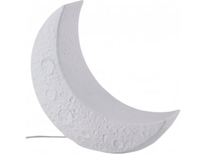 Table lamp MY TINY MOON 37 cm, white, porcelain, Seletti