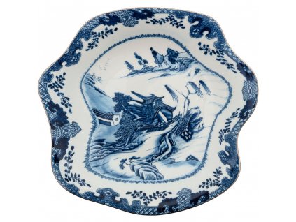 Deep plate DIESEL CLASSICS ON ACID PAGODA 25 cm, blue, porcelain, Seletti