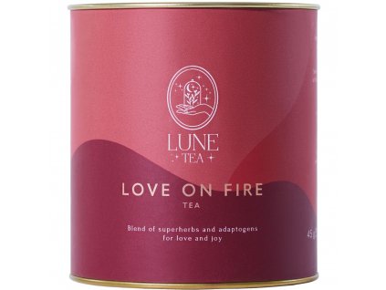 Green tea LOVE ON FIRE, 45 g can, Lune Tea