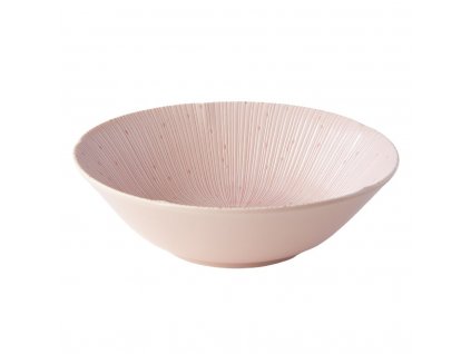 Dining bowl ICE PINK 700 ml, pink, ceramics, MIJ