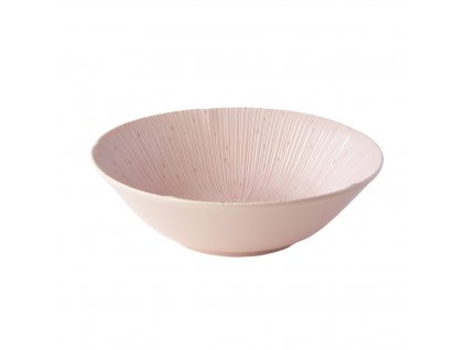 Dining bowl ICE PINK 350 ml, pink, ceramics, MIJ