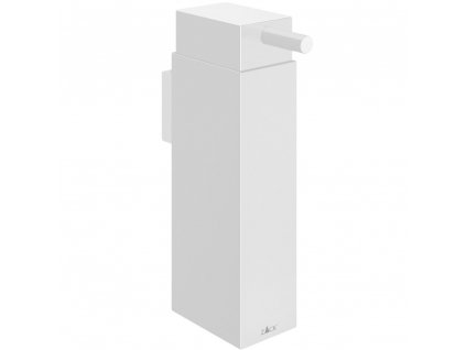 Soap dispenser LINEA 190 ml, wall-mounted, white, stainless steel, Zack