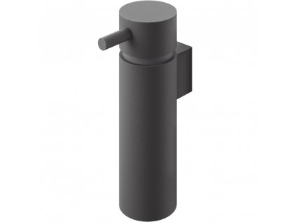 Soap dispenser MANOLA 175 ml, wall-mounted, black, stainless steel, Zack