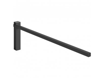 Towel rail CARVO 44 cm, black, stainless steel, Zack