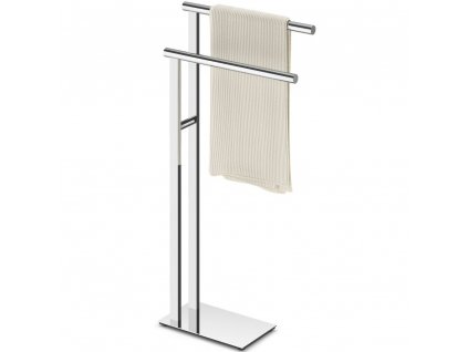Standing towel rack SCALA 80 x 40 cm, double, high gloss, stainless steel, Zack