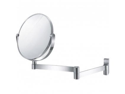 Cosmetic mirror LINEA 18 cm, matt, stainless steel, Zack