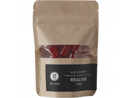 Strawberry liquorice 110 g, Lie Gourmet