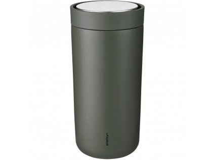 Travel mug TO GO CLICK 400 ml, soft dark forest, Stelton