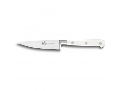 Paring knife TOQUE 10 cm, stainless steel rivets, white, Lion Sabatier