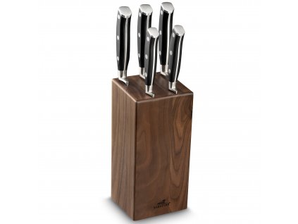 Knife block TOLEDE, with knives YSIS, set of 6, Lion Sabatier