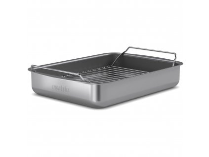 Roasting pan PROFESSIONAL 30 x 22 cm, with rack, grey, aluminium, Eva Solo