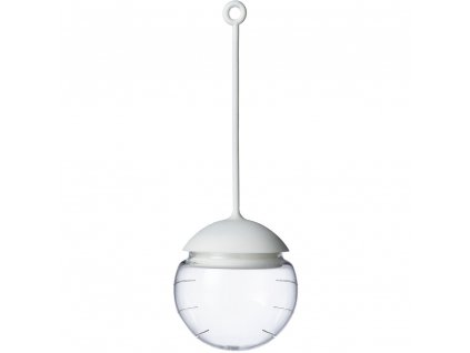 Tea infuser INFUSION GLOBE 16 cm, white, glass, Viva Scandinavia