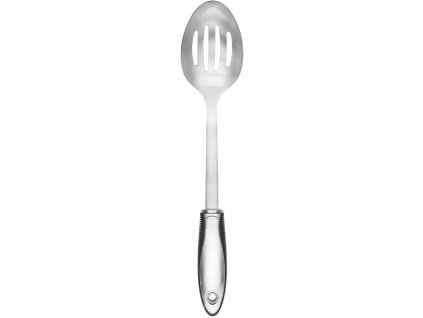 Perforated spoon STEEL 30 cm, silver, stainless steel, OXO