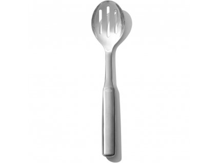 Perforated spoon STEEL 28 cm, silver, stainless steel, OXO