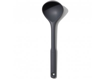 Ladle GOOD GRIPS 34 cm, grey, silicone, OXO