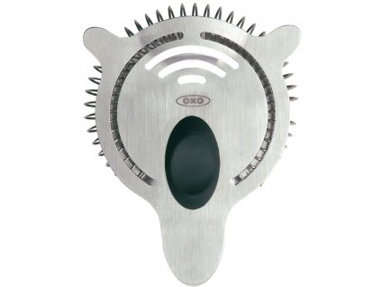 Cocktail strainer STEEL 10 cm, silver, stainless steel, OXO