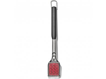 Grill brush and scraper GOOD GRIPS 51 cm, grey, stainless steel, OXO