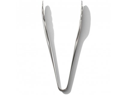 Serving tongs STEEL 23 cm, silver, stainless steel, OXO