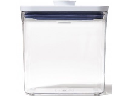 Kitchen storage jar POP GOOD GRIPS 1,1 l, slim rectangle, plastic, OXO