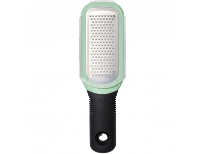 Fine hand grater GOOD GRIPS 18 cm, mint, plastic, OXO