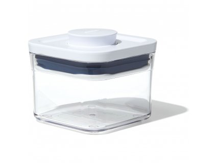 Kitchen storage jar POP GOOD GRIPS 400 ml, small square, plastic, OXO