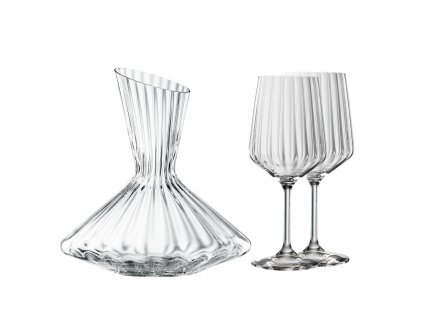 Red wine glass LIFESTYLE 630 ml, set of 2 pcs + decanter, Spiegelau