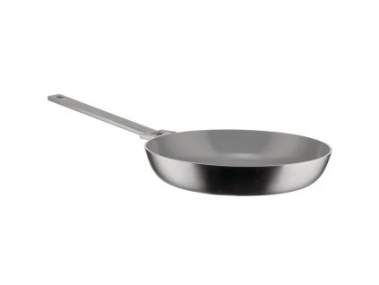 Frying pan CONVIVIO 24 cm, stainless steel, Alessi