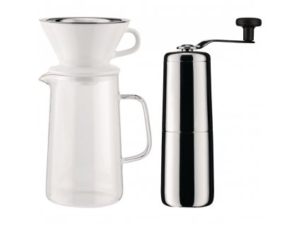 Slow drip coffee maker SLOW COFFEE, with coffee grinder, Alessi