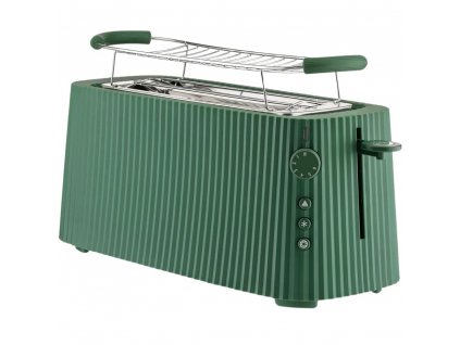 Toaster PLISSÉ XXL 46 cm, green, plastic, Alessi