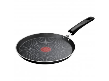 Crepe pan FORCE C2923853 25 cm, black, aluminium, Tefal